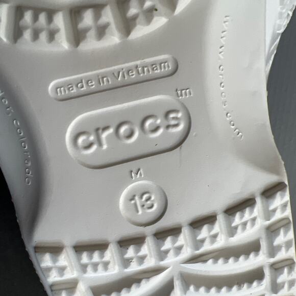 Crocs Unisex Classic Tie Dye Mania Clog Size 13M NWT - Picture 9 of 10